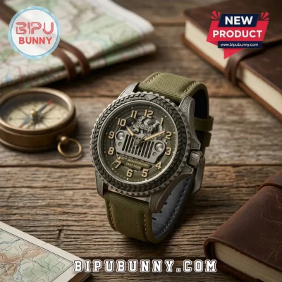 Jeep 85th Anniversary Olive Green Military Edition Watch