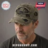 Olive green distressed baseball cap with Jeep Heritage embroidery, 85 Years text, and 1941-2026 date on a gray background.!