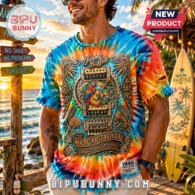 Jimmy Buffett 1946 Margaritaville Distressed T-Shirt
