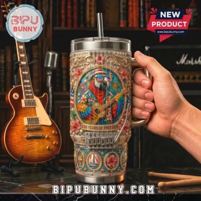 Jimmy Buffett 250 Years of Freedom 40oz Handle Tumbler