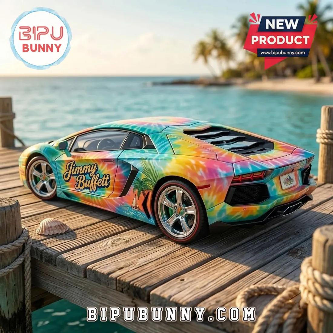 Jimmy Buffett 50th Anniversary Lamborghini Diecast Model Jimmy Buffett 50th Anniversary Lamborghini Diecast Model