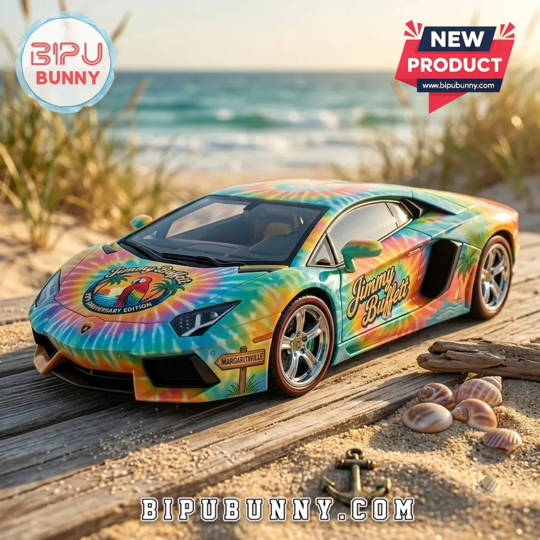 Jimmy Buffett 50th Anniversary Lamborghini Diecast Model Jimmy Buffett 50th Anniversary Lamborghini Diecast Model