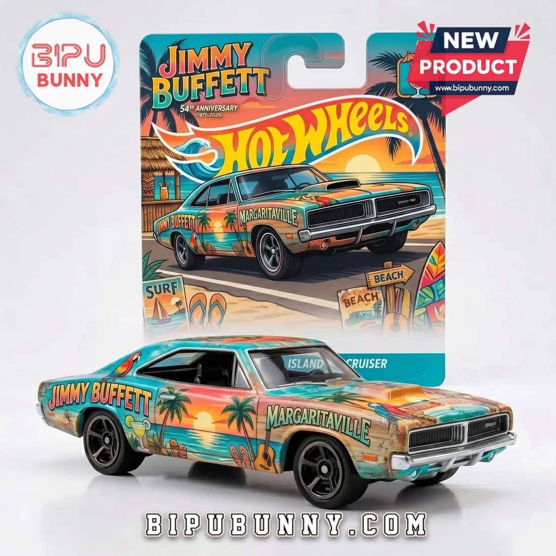 Jimmy Buffett Margaritaville 54th Anniversary Custom Diecast Vehicles Jimmy Buffett Margaritaville 54th Anniversary Custom Diecast Vehicles