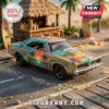 Jimmy Buffett Margaritaville 54th Anniversary custom diecast vehicle featuring tropical beach graphics and palm trees.
