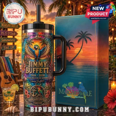 Jimmy Buffett Thank You For The Memories Stanley Tumbler