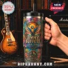 Jimmy Buffett Thank You For The Memories Stanley Tumbler featuring tropical parrot, sunset, and anchor graphics on steel.