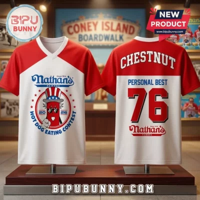 Joey Chestnut Nathan’s Hot Dog Contest 2026 Shirt