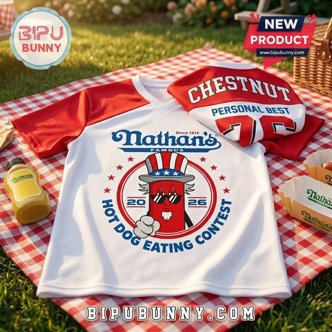 Joey Chestnut Nathan’s Hot Dog Contest 2026 Shirt Joey Chestnut Nathan’s Hot Dog Contest 2026 Shirt