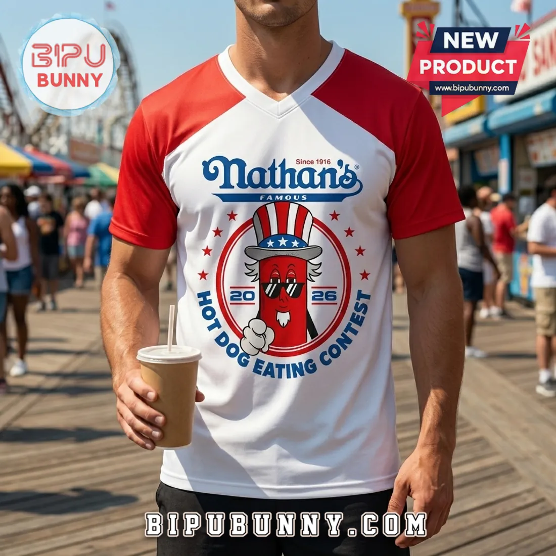 Joey Chestnut Nathan’s Hot Dog Contest 2026 Shirt Joey Chestnut Nathan’s Hot Dog Contest 2026 Shirt