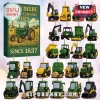 John Deere 2025 advent calendar with twenty-four miniature green and yellow plastic farm machinery hanging ornaments.!