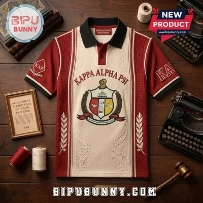 Kappa Alpha Psi Embroidered Crest Polo Shirt Kappa Alpha Psi Embroidered Crest Polo Shirt
