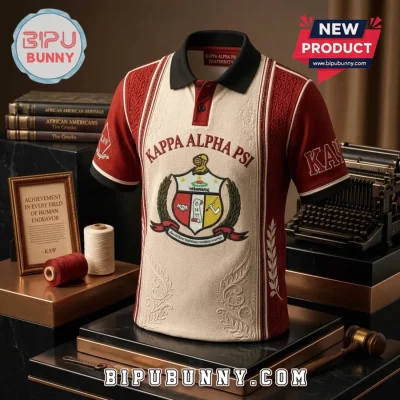 Kappa Alpha Psi Embroidered Crest Polo Shirt