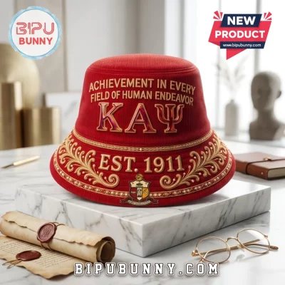 Kappa Alpha Psi Est 1911 Red Bucket Hat