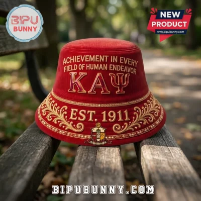 Kappa Alpha Psi Est 1911 Red Bucket Hat