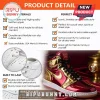 Kappa Alpha Psi Metallic Red and Gold Air Jordan 1 High Sneakers