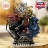 Kingdom Hearts 25th Anniversary resin display featuring Sora and multi-colored figures on a circular black base.!