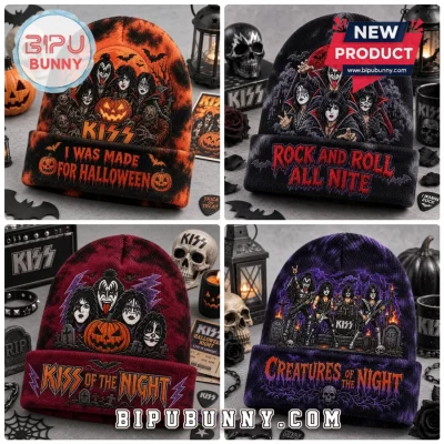KISS Band Tie-Dye Beanie Hat