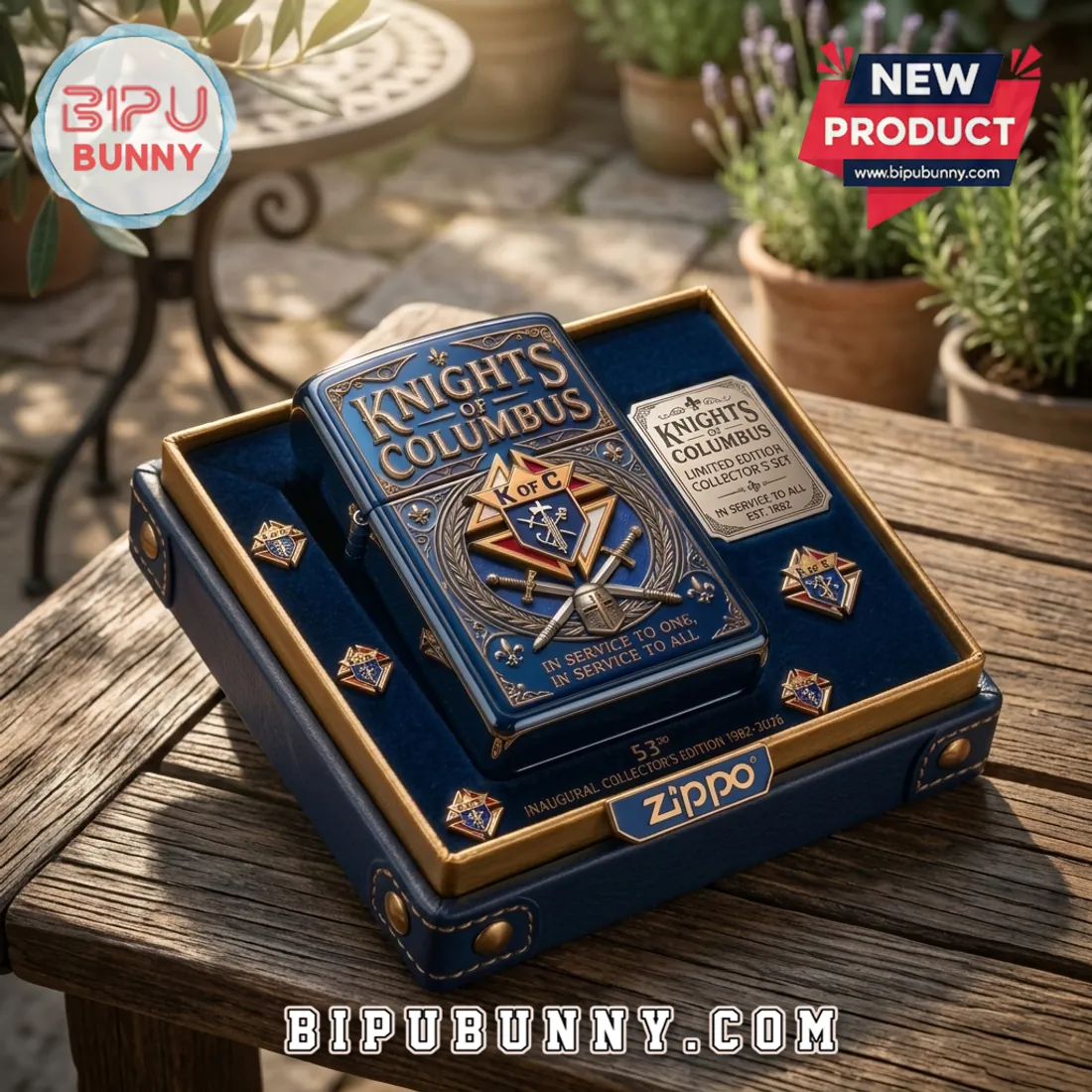 Knights of Columbus Limited Edition Brass Zippo Lighter Case Knights of Columbus Limited Edition Brass Zippo Lighter Case
