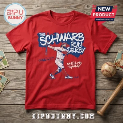 Kyle Schwarber Philadelphia Phillies Schwarbomb Red T-Shirt