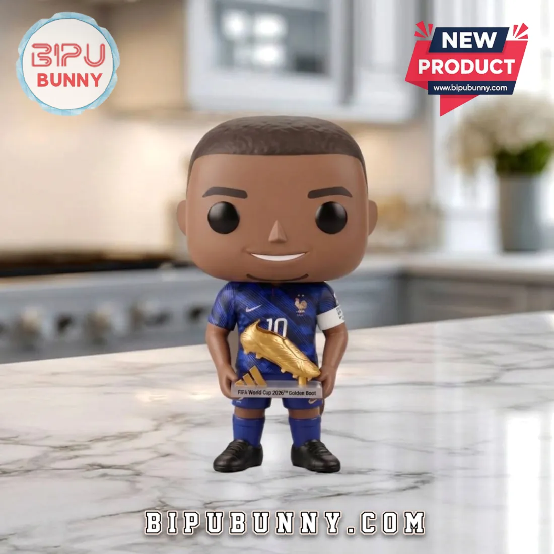 Kylian Mbappe France National Team 2026 FIFA World Cup Vinyl Figure Kylian Mbappe France National Team 2026 FIFA World Cup Vinyl Figure