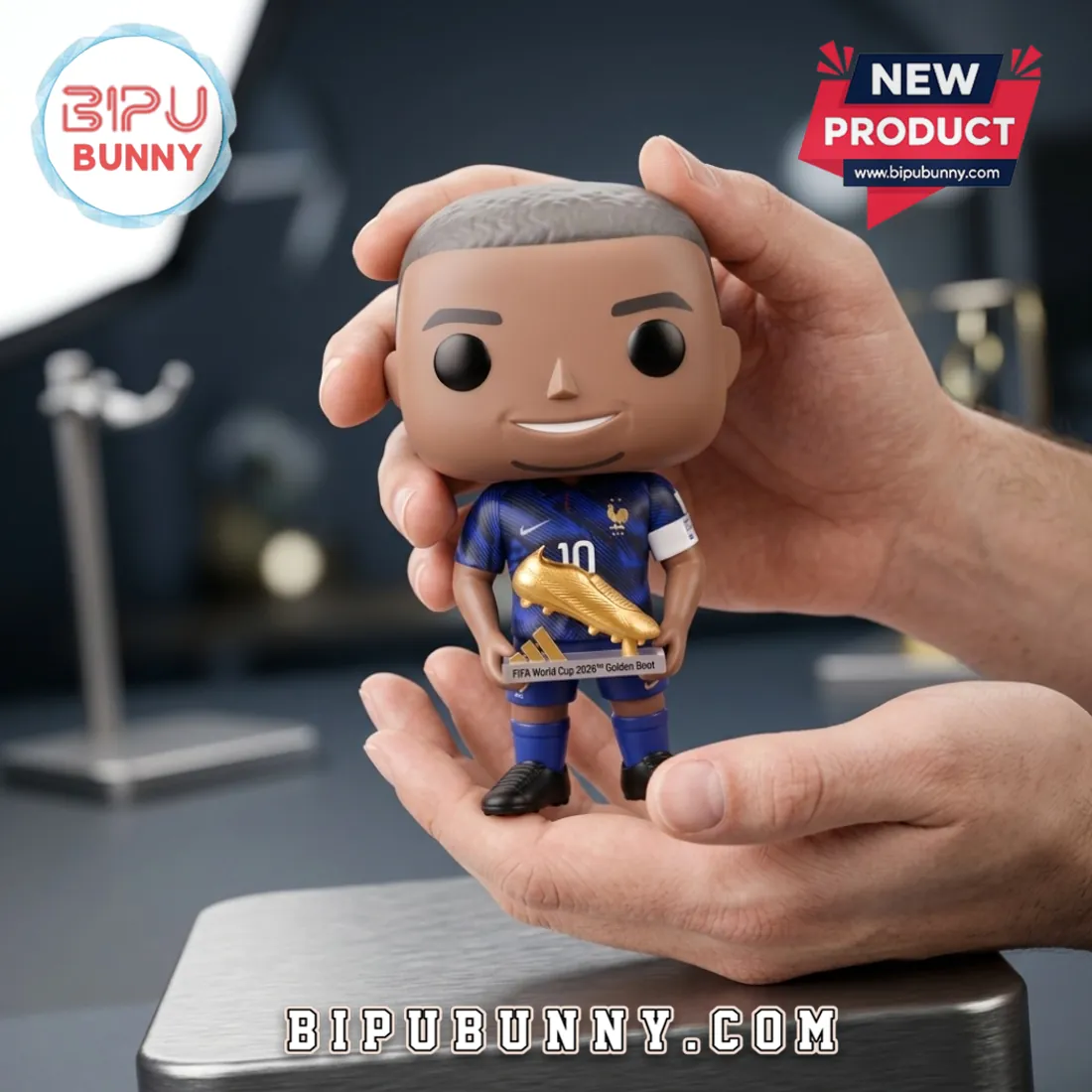 Kylian Mbappe France National Team 2026 FIFA World Cup Vinyl Figure Kylian Mbappe France National Team 2026 FIFA World Cup Vinyl Figure