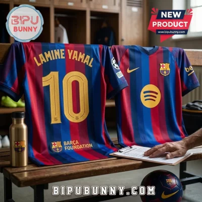 Lamine Yamal FC Barcelona 2026/27 Home Football Jersey