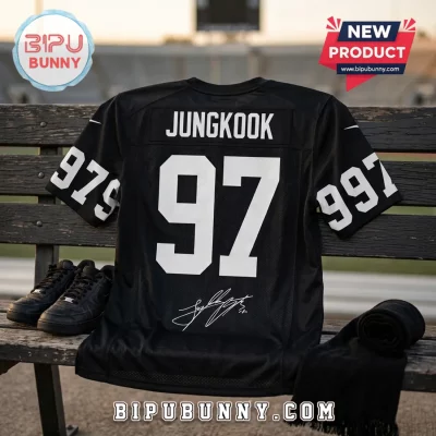 Las Vegas Raiders x BTS 2026 Black Football Jersey