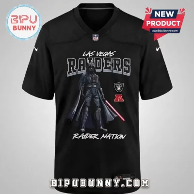 Las Vegas Raiders x Darth Vader Black Football Jersey