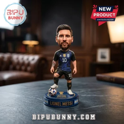 Lionel Messi Argentina 2026 World Cup Away Kit Bobblehead