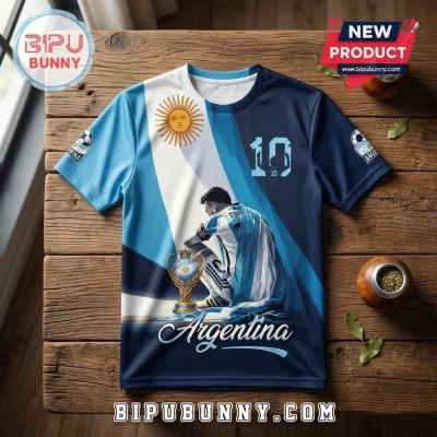 Lionel Messi Argentina National Football Team T-Shirt