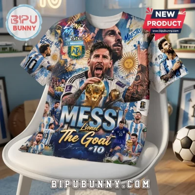 Lionel Messi Argentina World Cup 2026 Champion Shirt