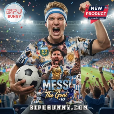 Lionel Messi Argentina World Cup 2026 Champion Shirt