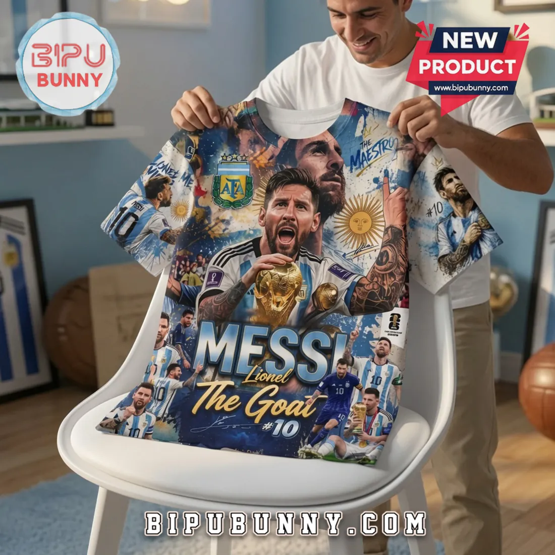 Lionel Messi Argentina World Cup 2026 Champion Shirt Lionel Messi Argentina World Cup 2026 Champion Shirt