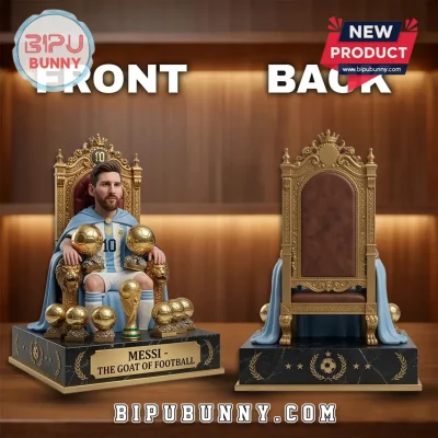 Lionel Messi Argentina World Cup King Sculpted Vinyl Figure