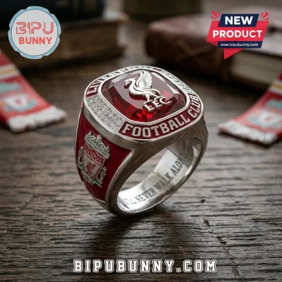 Liverpool Football Club Red Stone Championship Ring