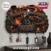 Lord of the Rings Gandalf Sculpted Wall Key Rack featuring Balrog, the Fellowship, and text You Shall Not Pass Without Keys.