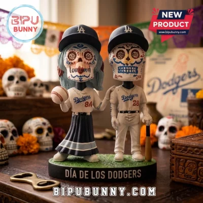 Los Angeles Dodgers Dia De Los Muertos Sculpted Bobblehead