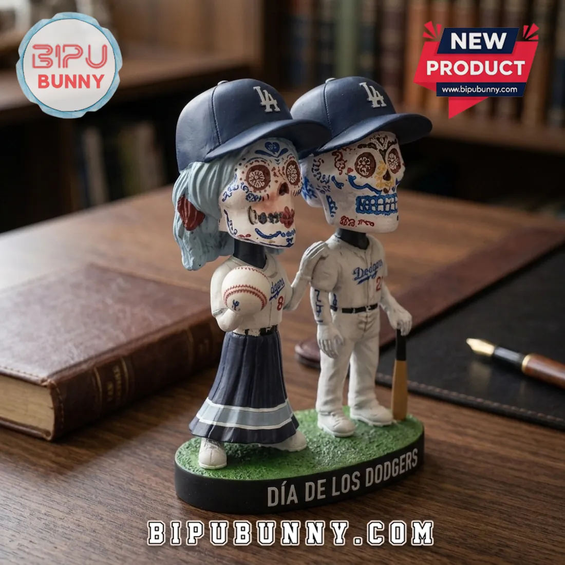 Los Angeles Dodgers Dia De Los Muertos Sculpted Bobblehead Los Angeles Dodgers Dia De Los Muertos Sculpted Bobblehead