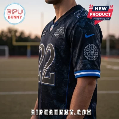 Los Angeles Rams Blake Corum Midnight Mode Jersey