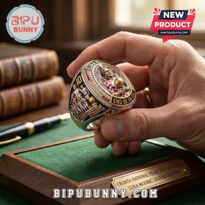 Luka Modric Croatia National Team Gold Commemorative Ring