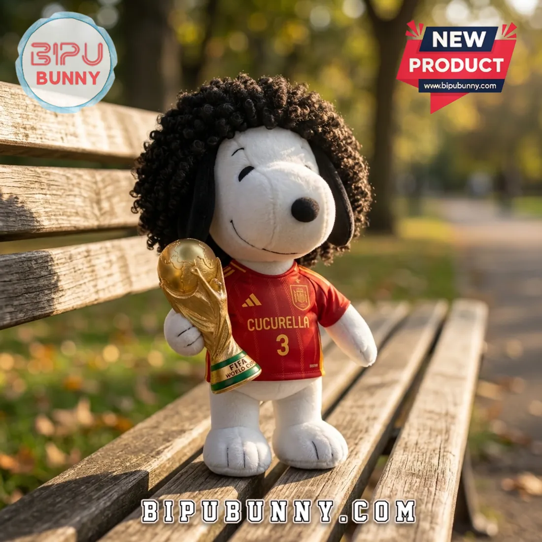 Marc Cucurella Spain Snoopy Plush Toy Marc Cucurella Spain Snoopy Plush Toy