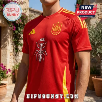 Marc Marquez Spain National Team Red Football Jersey
