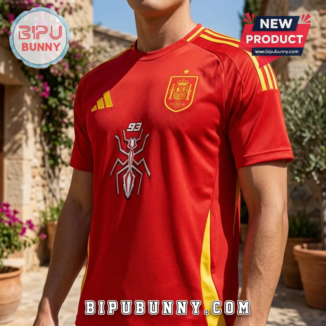 Marc Marquez Spain National Team Red Football Jersey Marc Marquez Spain National Team Red Football Jersey