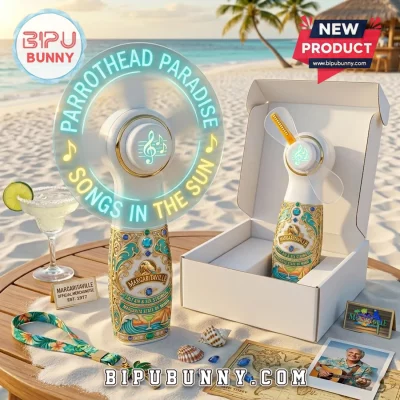 Margaritaville Parrothead LED Handheld Fan