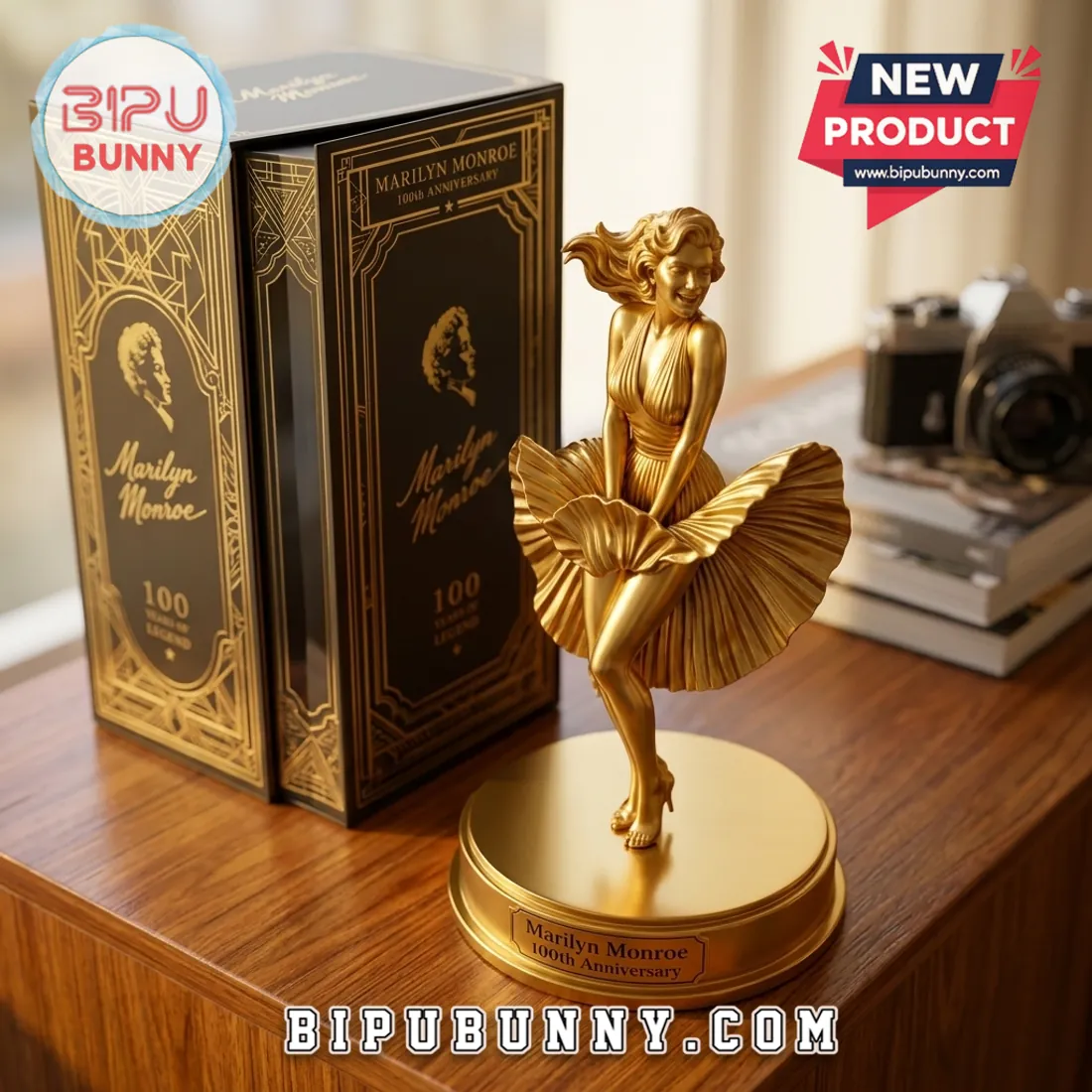 Marilyn Monroe 100th Anniversary Gold Sculpted Vinyl Figure Marilyn Monroe 100th Anniversary Gold Sculpted Vinyl Figure