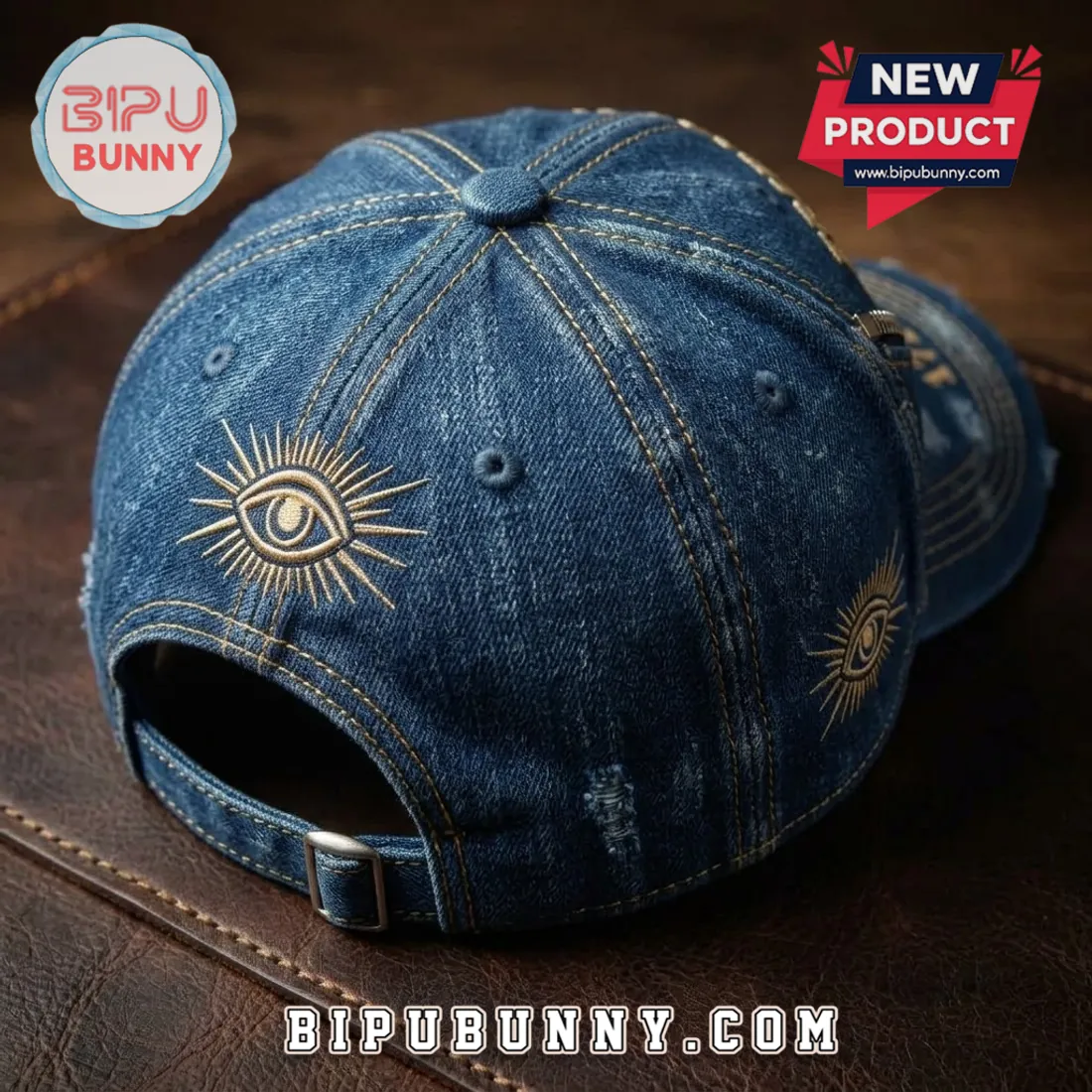 Masonic Friendship 1717-2026 Distressed Denim Baseball Cap Masonic Friendship 1717-2026 Distressed Denim Baseball Cap