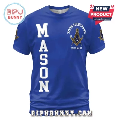 Masonic Lodge Personalized Royal Blue T-Shirt