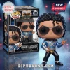 Michael Jackson Funko Pop figure 200 Dangerous World Tour with glittery blue jacket, black pants, and aviator sunglasses.!