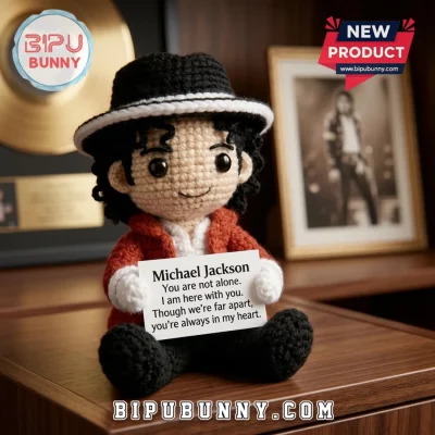 Michael Jackson Handmade Crochet Doll