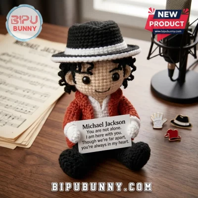Michael Jackson Handmade Crochet Doll
